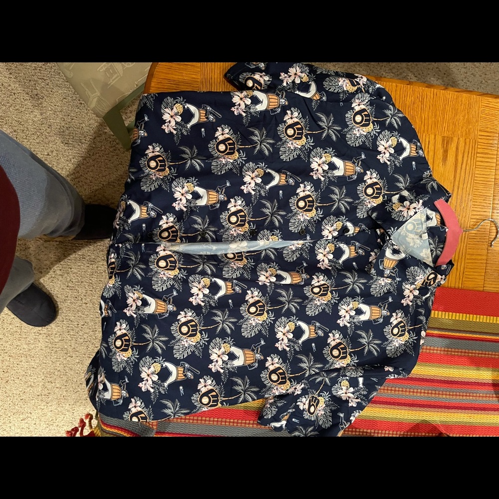 Brewers retro Hawaiian shirt